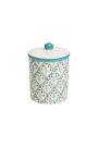 Oriental Stoneware Storage Tin for Stylish Organization