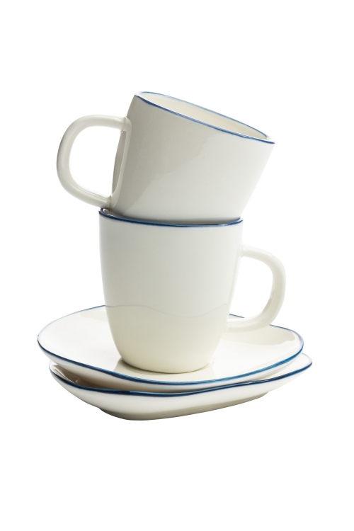 Espresso Set KLASSIEK van dikwandig porselein