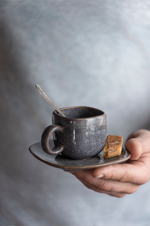 Industrielt lavendel espressosett, 75 ml, miljøvennlig