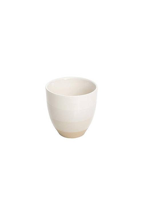 Steintøykrus STRIPES 200ml Cream - Satin Glaze