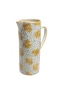 Boho Chic Stoneware Pitcher 1650ml - Floral Design