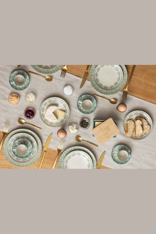 Vibrant Stoneware Plate MIX'N'MATCH for Eco Dining