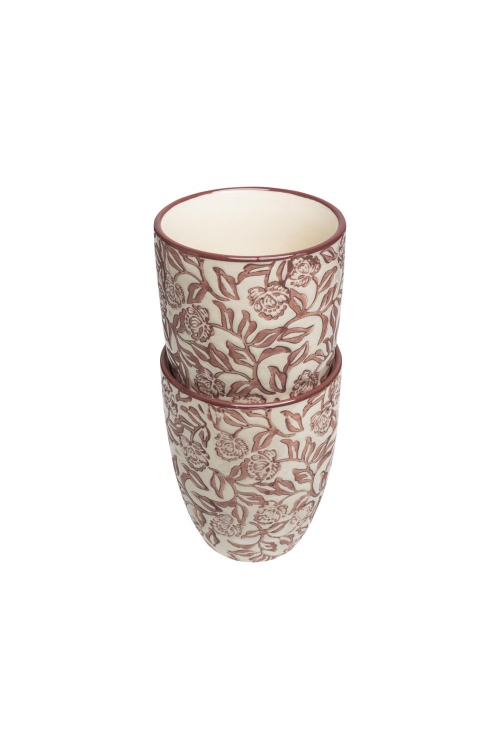 Tazza RUSTICA 150 ml in ceramica decorata a mano