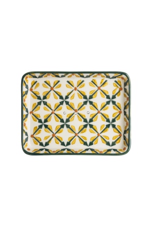 Săpunieră ceramică Art Deco cu design unic artizanal