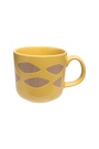 Elegant Yellow Stoneware Cup 400ml