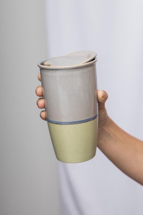 Stoneware Travel Mug 350ml - Durable and Stylish