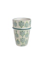 Eco-Friendly Oriental Stoneware Mug with Elegant Design