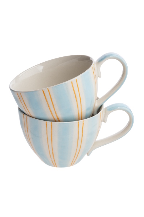 Porcelain Cup BLUE AQUARELL for Stylish Use