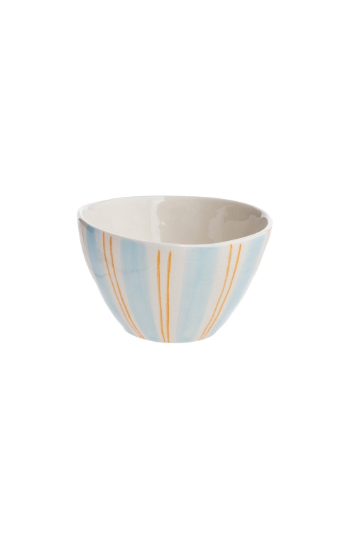 Eco-Friendly Blue Aquarell Bowl for Stylish Dining