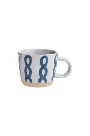 Taza de porcelana RÚSTICA apta para microondas