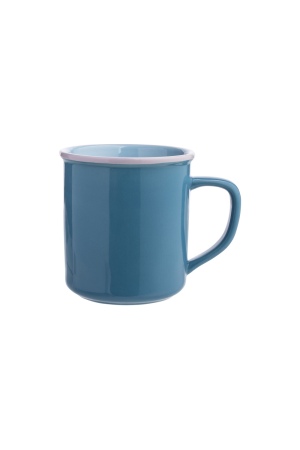 Tasse BLEU BONBON en grès pour café coloré