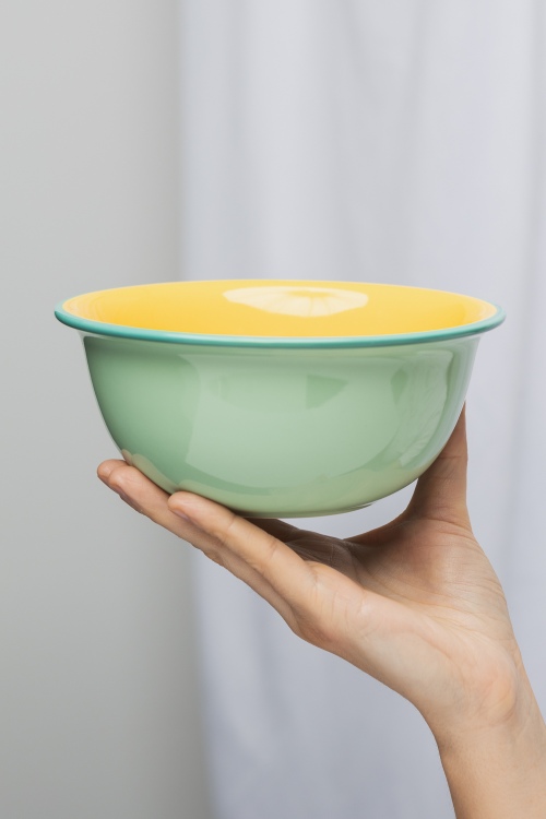 Eco-Friendly Bowl in Green Candy Design