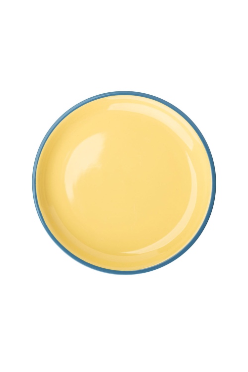 Stoneware Plate YELLOW CANDY for Vibrant Dining