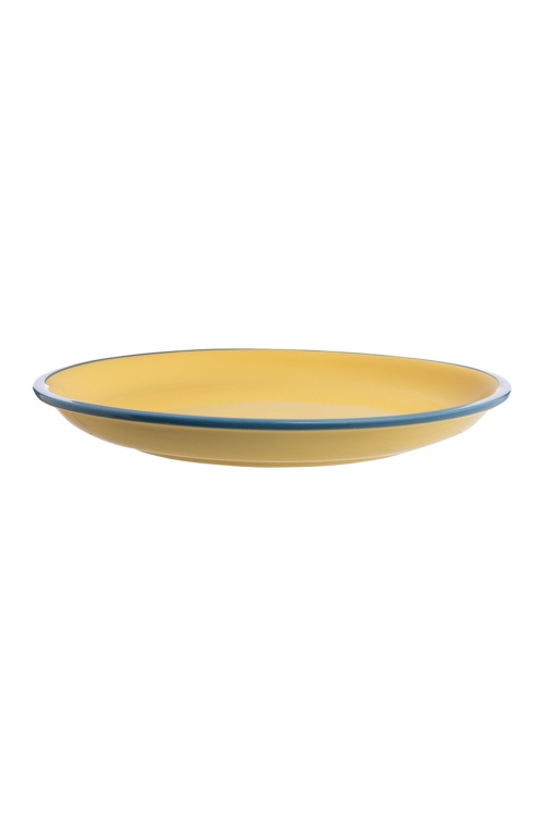 Stoneware Plate YELLOW CANDY for Vibrant Dining