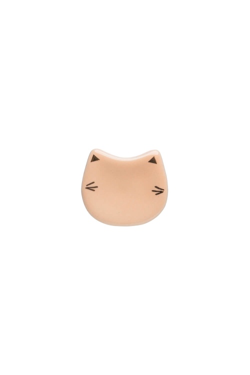 Buton ceramic Knob CAT caisă, inspirat de pisici