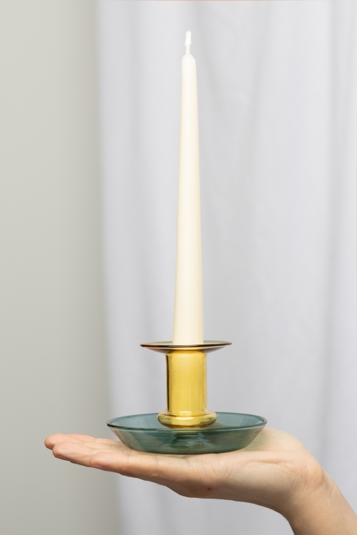 Eco-Friendly Green Rainbow Candlestick