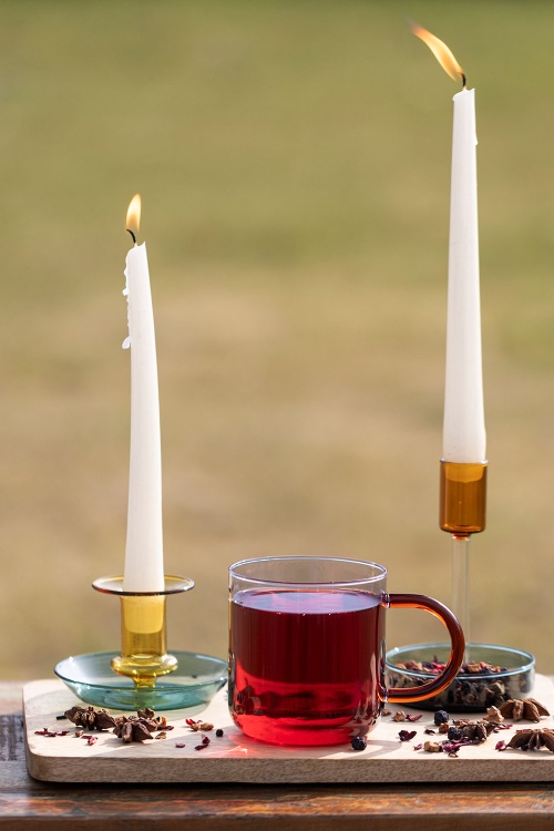 Eco-Friendly Green Rainbow Candlestick