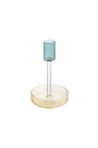 Eco-Friendly Green Rainbow Glass Candlestick