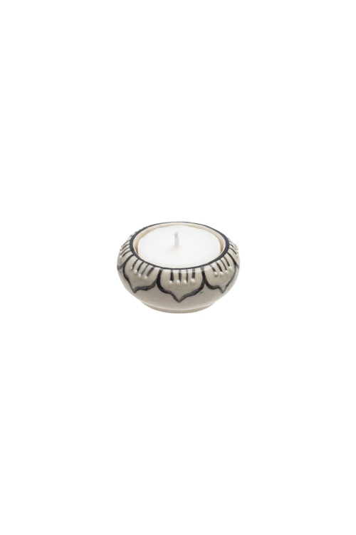 Ceramic Tealight Holder TRADITIONAL for Cozy Spaces