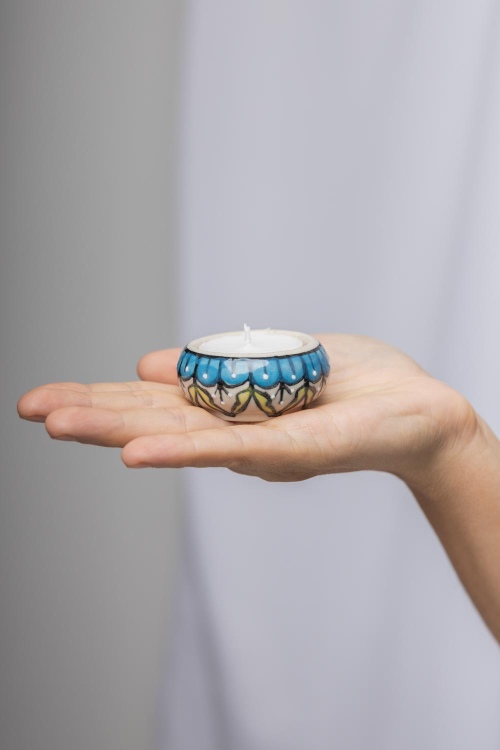 Ceramic Tealight Holder - Timeless Elegance