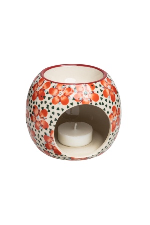 Ceramic Aroma Oil Lamp FLOWER for Stylish Relaxation