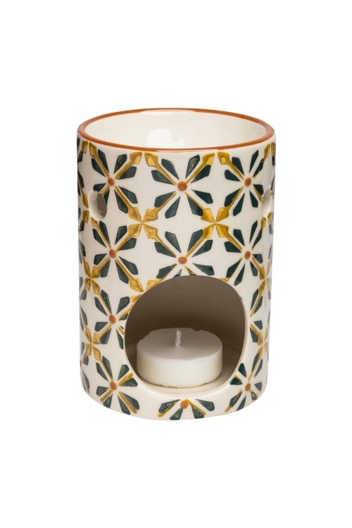 Aroma Olielamp Keramiek Art Deco voor Romantische Sfeer