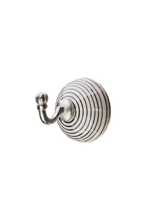 Eco-Friendly Ceramic Half-Round Wall Hook