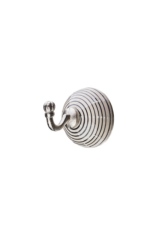 Eco-Friendly Ceramic Half-Round Wall Hook