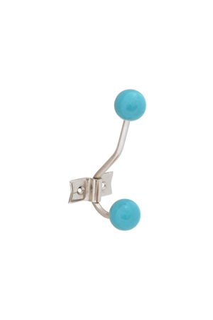 Vintage Turquoise Coat Hook for Stylish Organization