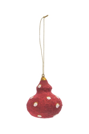 Eco-Friendly Paper Pendant RED BUBBLE Light Fixture