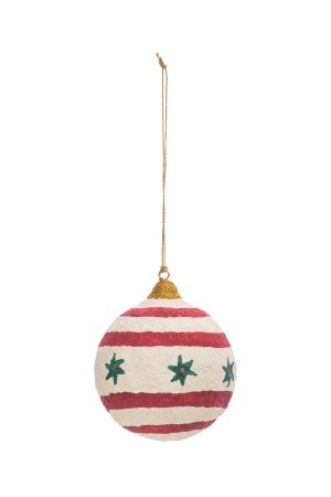 Eco-Friendly Paper Pendant Christmas Ball Ornament