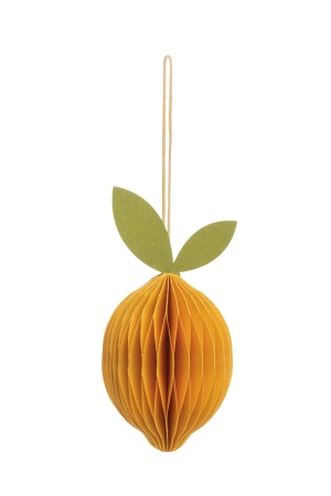 Eco-friendly Paper Pendant LEMON for Vibrant Spaces