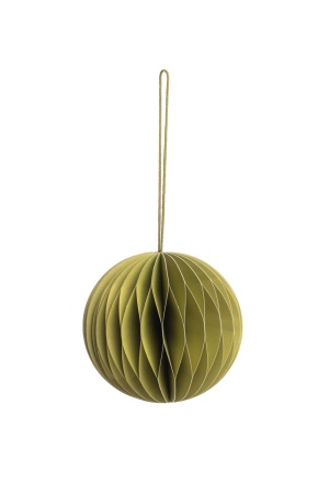 Eco-Friendly Green Ball Paper Pendant Light