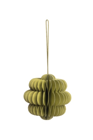 Pendentif papier durable GREEN BUMP artisanal