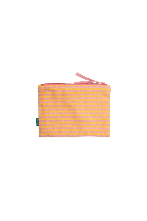 Eco Cosmetic Bag STRIPES in Organic Cotton