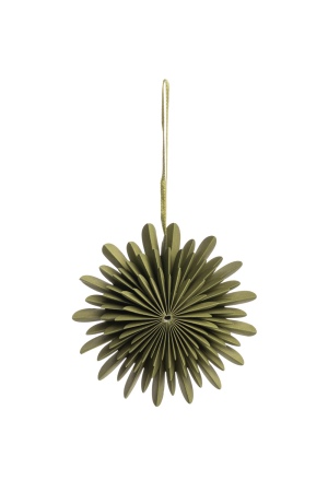 Green Flake Eco Paper Pendant Light Fixture