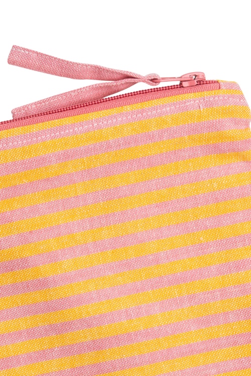 Eco Cosmetic Bag STRIPES in Organic Cotton