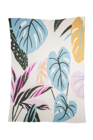 Tropical Blanket: Organic Cotton for Vibrant Living