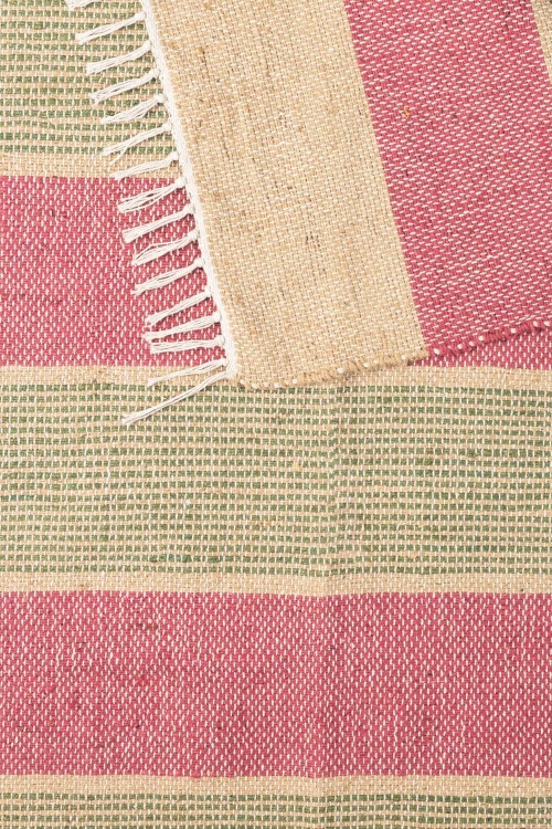 Eco-Friendly Handmade Jute & Cotton Rug