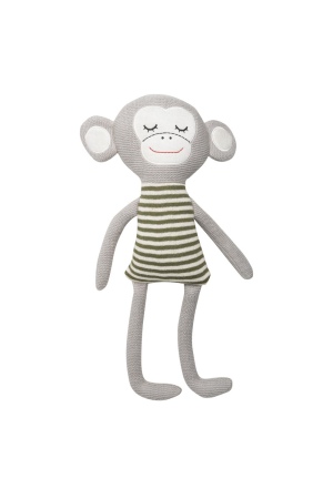 Organic Cotton Monkey Plush Toy for Snuggling