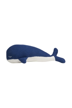 Peluche Baleine en Coton Bio et Polyester Recyclé