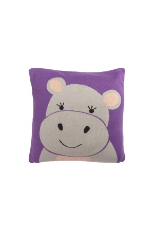 Coussin HIPPO en coton bio certifié GOTS