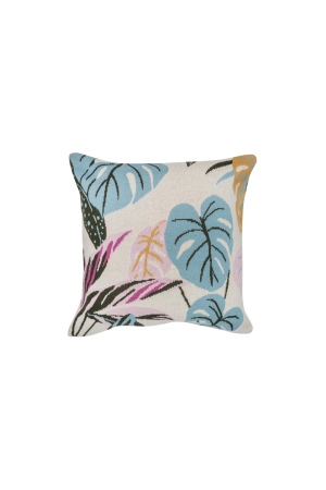 Coussin Tropical en Coton Bio pour Intérieur Vibrant