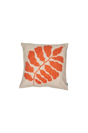 Rustic Floral Cushion Cover in Organic Cotton