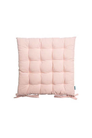 Pink Chair Cushion in Organic Cotton