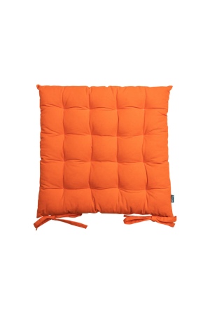 Eco-Friendly Bright Orange Chair Cushion