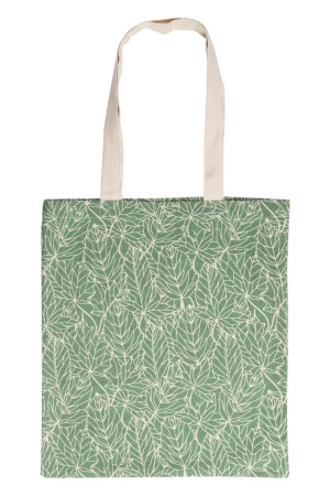 Bolsa Tote HERBARIUM verde de algodão orgânico