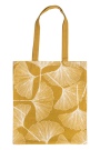 Tote Bag GINKGO geel van biologische katoen