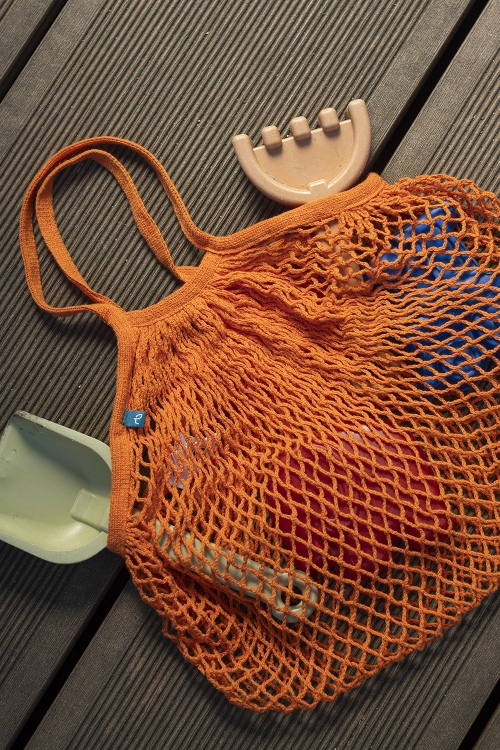 Eco-Friendly Mesh Bag for Kids - Orange