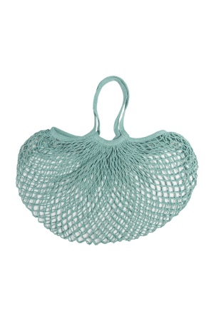 Eco Kids Mesh Bag in Green Türkis Organic Cotton